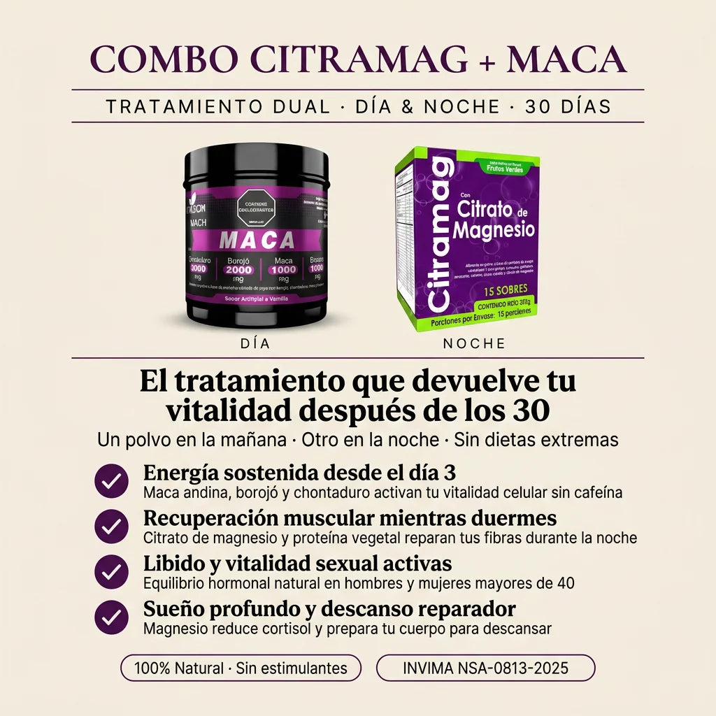 COMBO CITRAMAG  + MACA